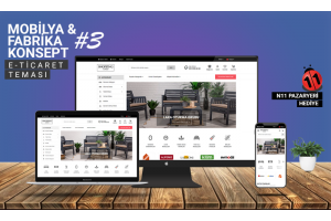 Mobilya Satış E-Ticaret Konsepti #3