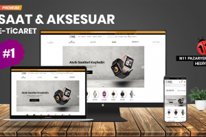 Saat & Aksesuar E-Ticaret Konsepti #1