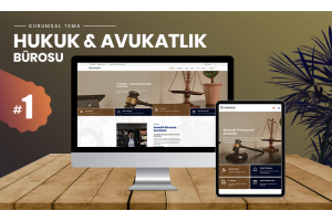 Hukuk & Avukatlık Bürosu Teması #1