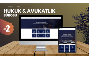Hukuk & Avukatlık Bürosu Teması #2