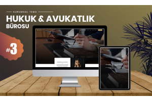 Hukuk & Avukatlık Bürosu Teması #3