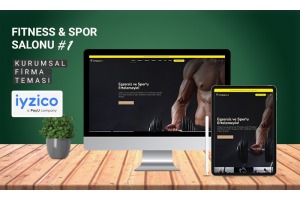 Fitness & Spor Salonu Kurumsal Tema #1