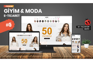 Giyim & Moda E-Ticaret Konsepti #5