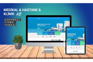 Medikal & Klinik & Hastane Kurumsal Tema #3