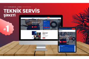 Teknik Servis Kurumsal Teması #1