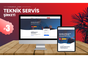 Teknik Servis Kurumsal Teması #3