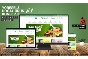 Yöresel & Doğal Ürün E-Ticaret Konsepti #1