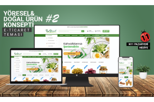 Yöresel & Doğal Ürün E-Ticaret Konsepti #2